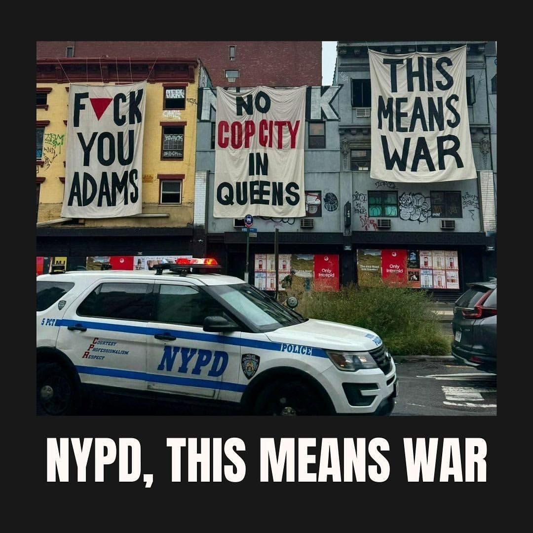 Banner Drop Against Cop City in “Queens” – Full Communique