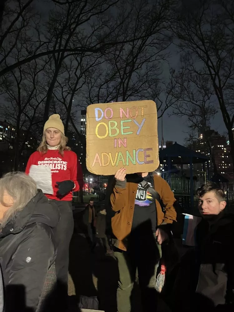 Hundreds protest NYU hospital for obeying Trump order in advance & ending trans care